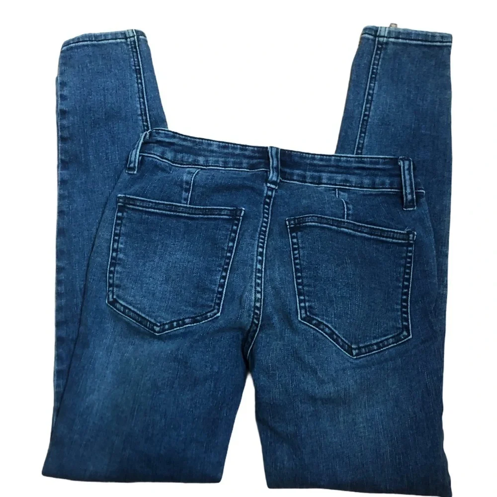 Free People Jet Low-Rise Skinny Jeans Size 25